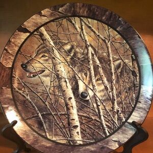 Bradford Exchange Forest Echo Decorative Plate